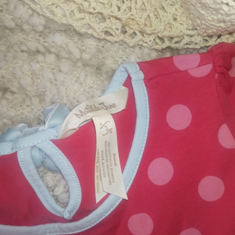 Matilda Jane Pink Pleated Ruffled Sundress - Picture 6 of 6